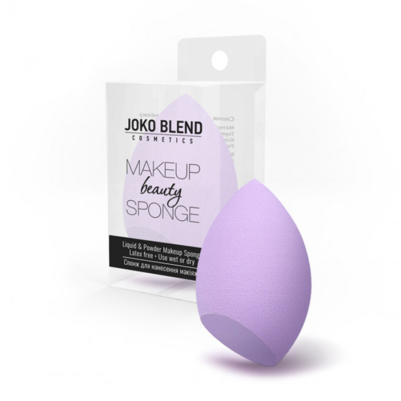 Спонж для макіяжуJoko Blend Makeup Beauty Sponge Lilac