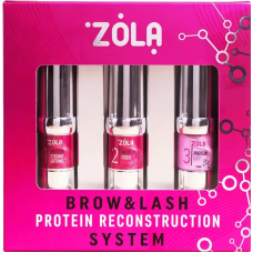 Набір для ламинирования ZOLA Brow&Lash Protein Reconstruction System