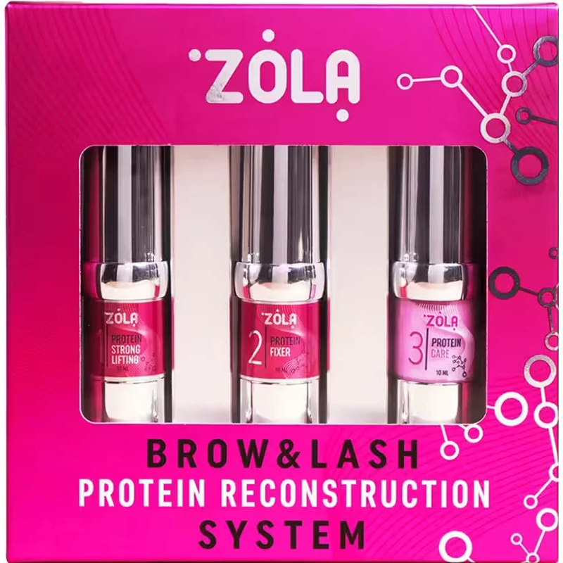 Набір для ламинирования ZOLA Brow&Lash Protein Reconstruction System