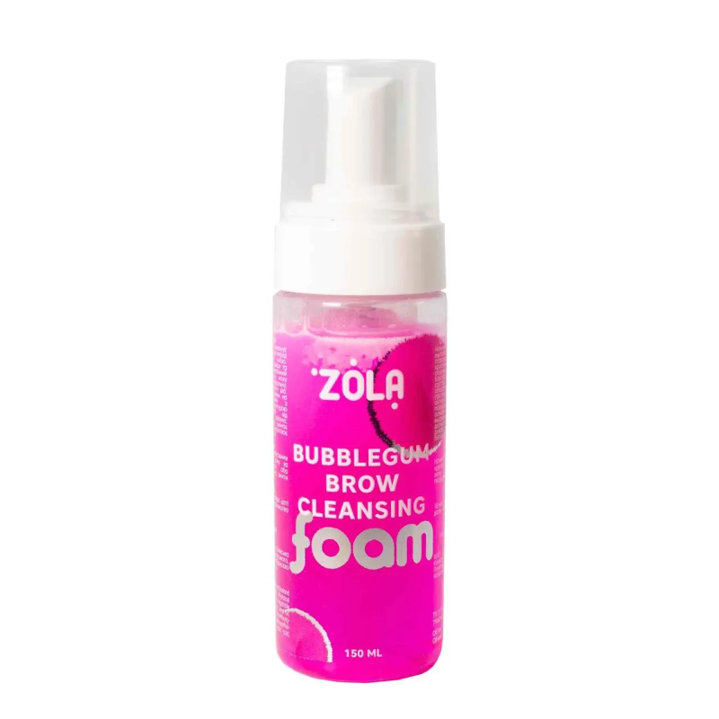 Пінка Bubblegum Brow Cleansing для очистки бровей ZOLA, 150 мл