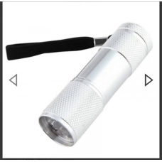 Ультрафіолетовий ЛЕД-ліхтарик для манікюру сріблястий