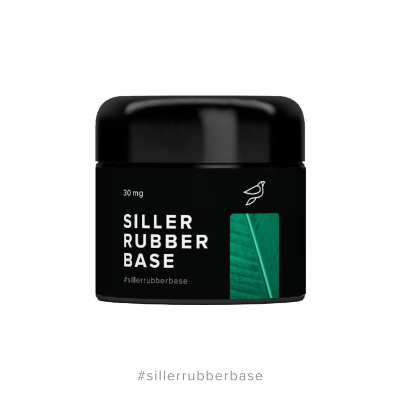 База Siller Rubber - каучуковая база для ногтей, 30 мл