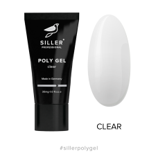 Siller Poly Gel CLEAR – полігель для нігтів прозорий, 30мл