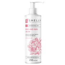 Крем для рук та нігтів Shelly з колагеном, еластином і екстрактом півонії, 250 мл