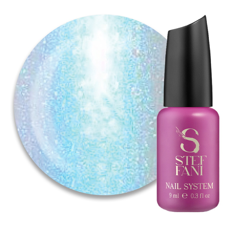 ТОП ДЛЯ ГЕЛЬ-ЛАКУ БЕЗ ЛИПКОГО ШАРУ STEFFANI TOP MOON STONE 03 БЛАКИТНІ ПЕРЛИ. 9 МЛ