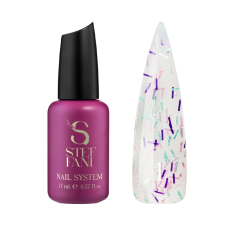 ТОП ДЛЯ ГЕЛЬ-ЛАКУ БЕЗ ЛІПКОГО БАРУ STEFFANI TOP SALUTE 01 ЗІ СТРУЖКОЮ 9ml