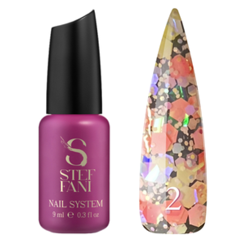Гель-лак Steffani Confetti Glitter №02, 5 мл