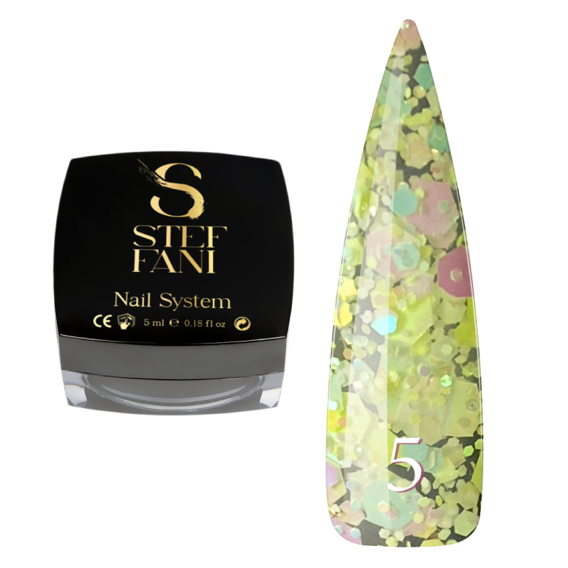 STEFFANI CONFETTI GLITTER 5 мл, №05