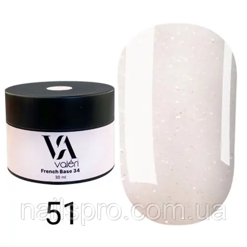 База для гель-лаку Valeri Opal Base 30 мл, No 51