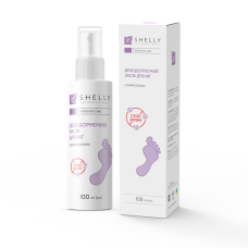 ДЕЗОДОРУЮЧИЙ ЗАСІБ ДЛЯ НІГ ПРОЛОНГОВАНОЇ ДІЇ З ФАРНЕЗОЛОМ SHELLY 100 МЛ