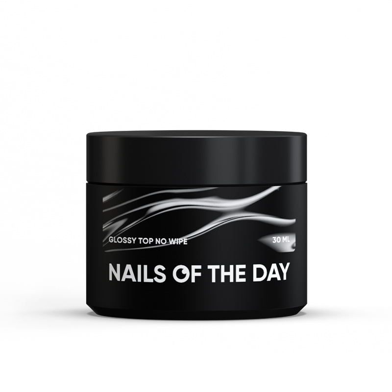 ТОП ГЛЯНЦЕВЫЙ БЕЗ ЛИПКОГО СЛОЯ NAILS OF THE DAY GLOSSY TOP NO WIPE, 30 МЛ
