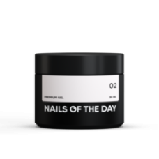 NAILSOFTHEDAY Premium gel 02 — молочно–рожевий будівельний гель, 30 мл