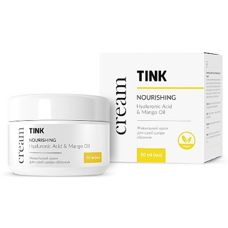 Живильний крем для сухої шкіри обличчя Tink Nourishing Hyaluronic Acid Cream