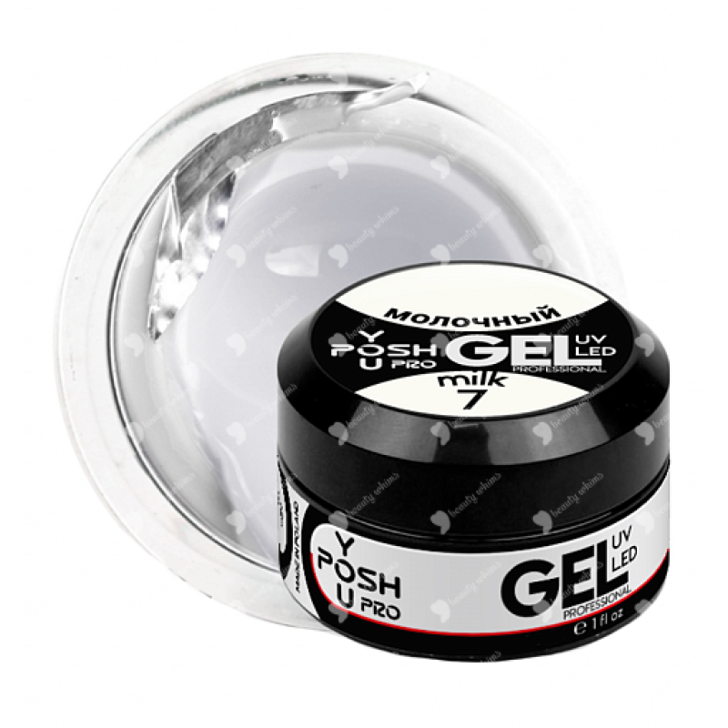 ТМ You-POSH гель нарощування 15 мл №7 Молочний