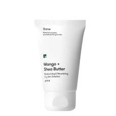 Крем для сухої шкіри обличчя з маслом манго + ши Sane 40 мл