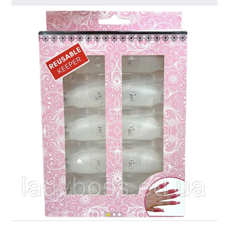 Кліпси зажими прищепки для зняття гель-лаку