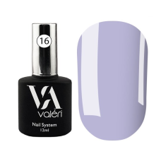 Valeri База для нігтів French Base 016 (світлий сіро-ліловий, емаль), 12 мл