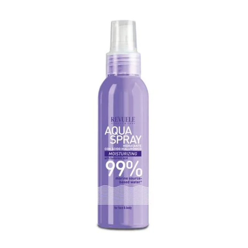 Зволожувальний спрей для обличчя та тіла Revuele Moisturising For Face & Body Aqua Spray, 200 мл