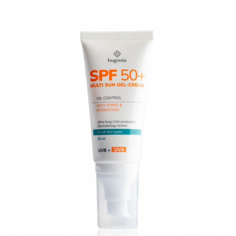 Сонцезахисний крем для обличчя Multi Sun Gel-Cream SPF 50+ Bogenia