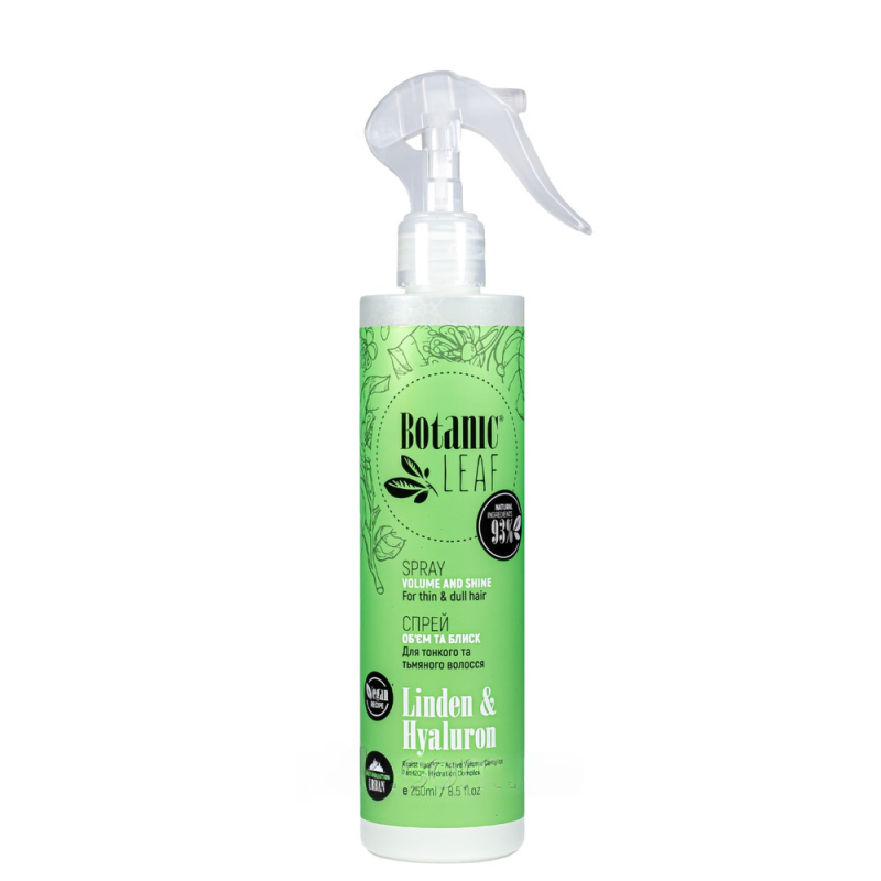 Спрей для тонкого й тьмяного волосся “Об“єм і блиск“ Botanic Leaf