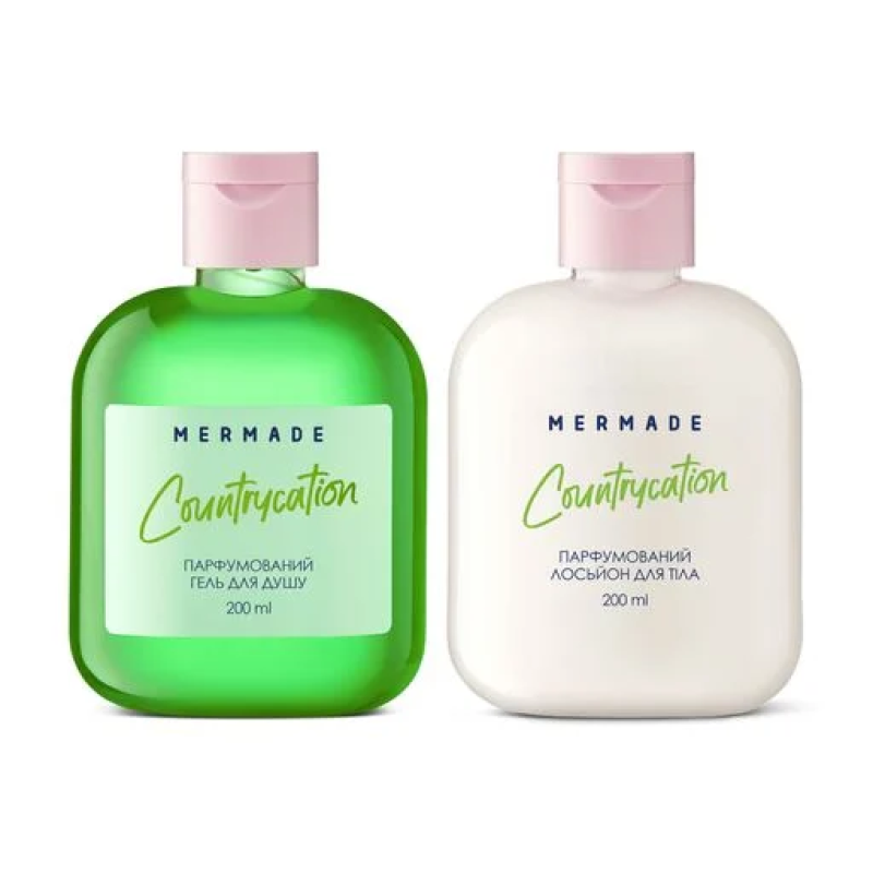 Парфумований набір Mermade Countrycation жіночий (гель для душу, 200 мл + лосьйон для тіла, 200 мл)