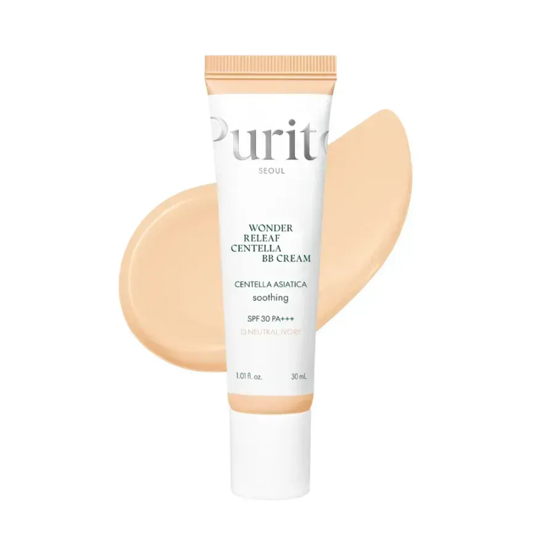 BB-крем із екстрактом центели Purito Cica Clearing BB Cream #13 Neutral Ivory 30m