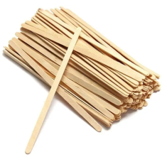 Дерев“яні тонкі шпателі (палочки) одноразові для депіляції воском 140х60мм, 100шт./уп