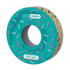 Запасной блок для файл-ленты на 100 грит. (пончик) papmAm Staleks Pro Expert белый для пластиковой катушке