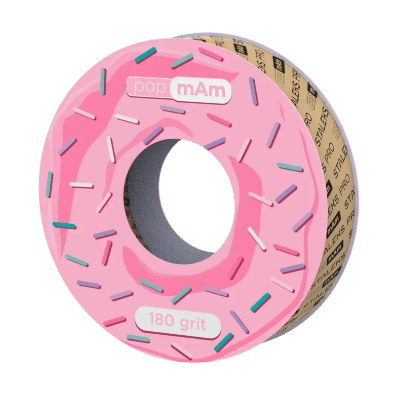 Запасний блок файл-стрічки білий papmAm для котушки 180 грит STALEKS PRO EXPERT ATSC-180w