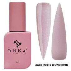 База камуфлююча DNK Cover Base Wonderful №0010, 12 мл ніжно бузково-рожевий з шимером